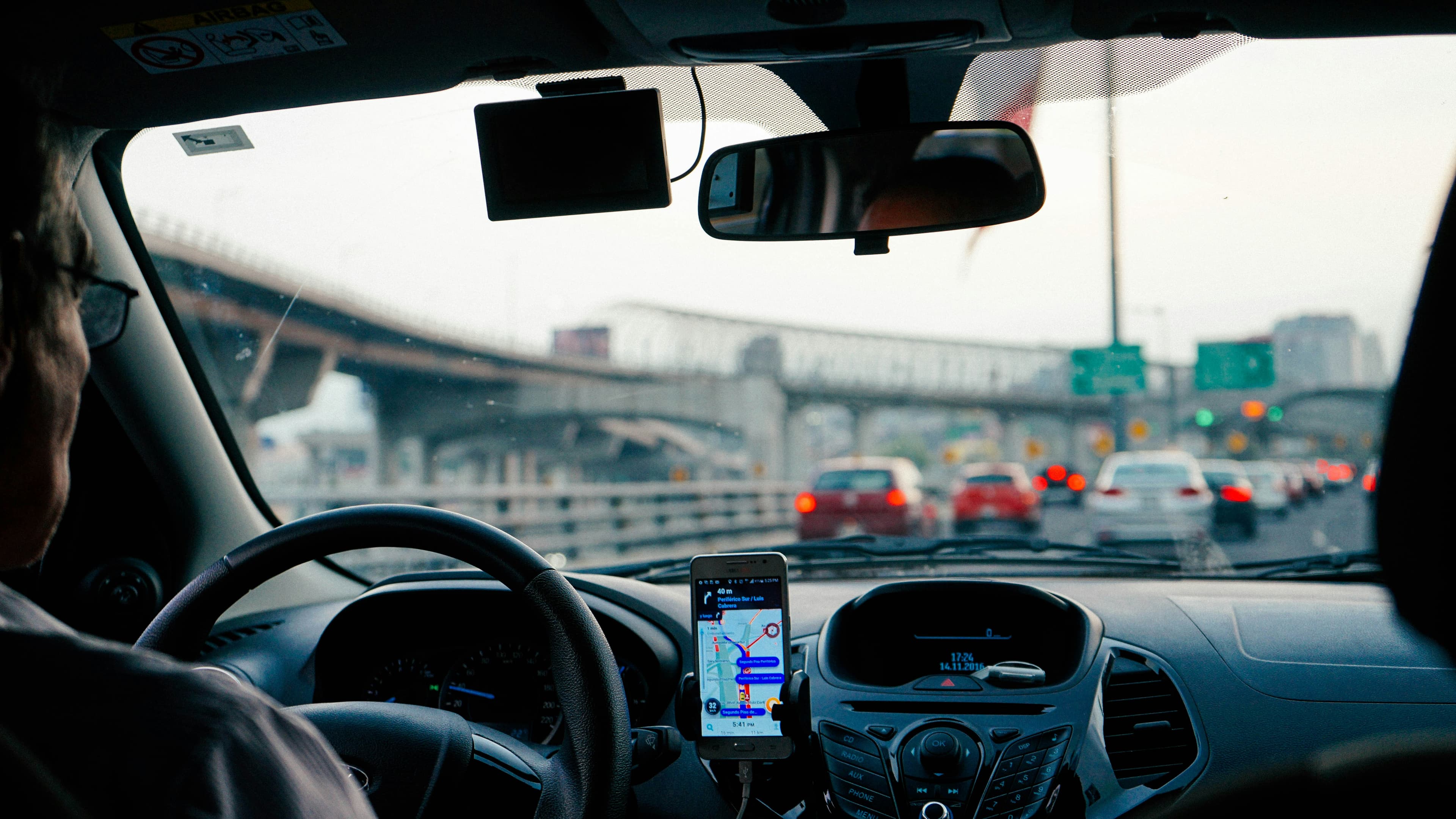 Driver on the road